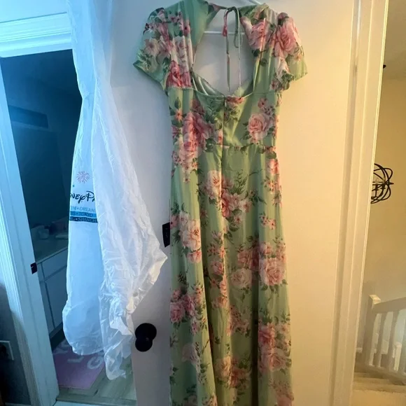NWT Lulu’s floral mint green dress - Picture 5 of 7